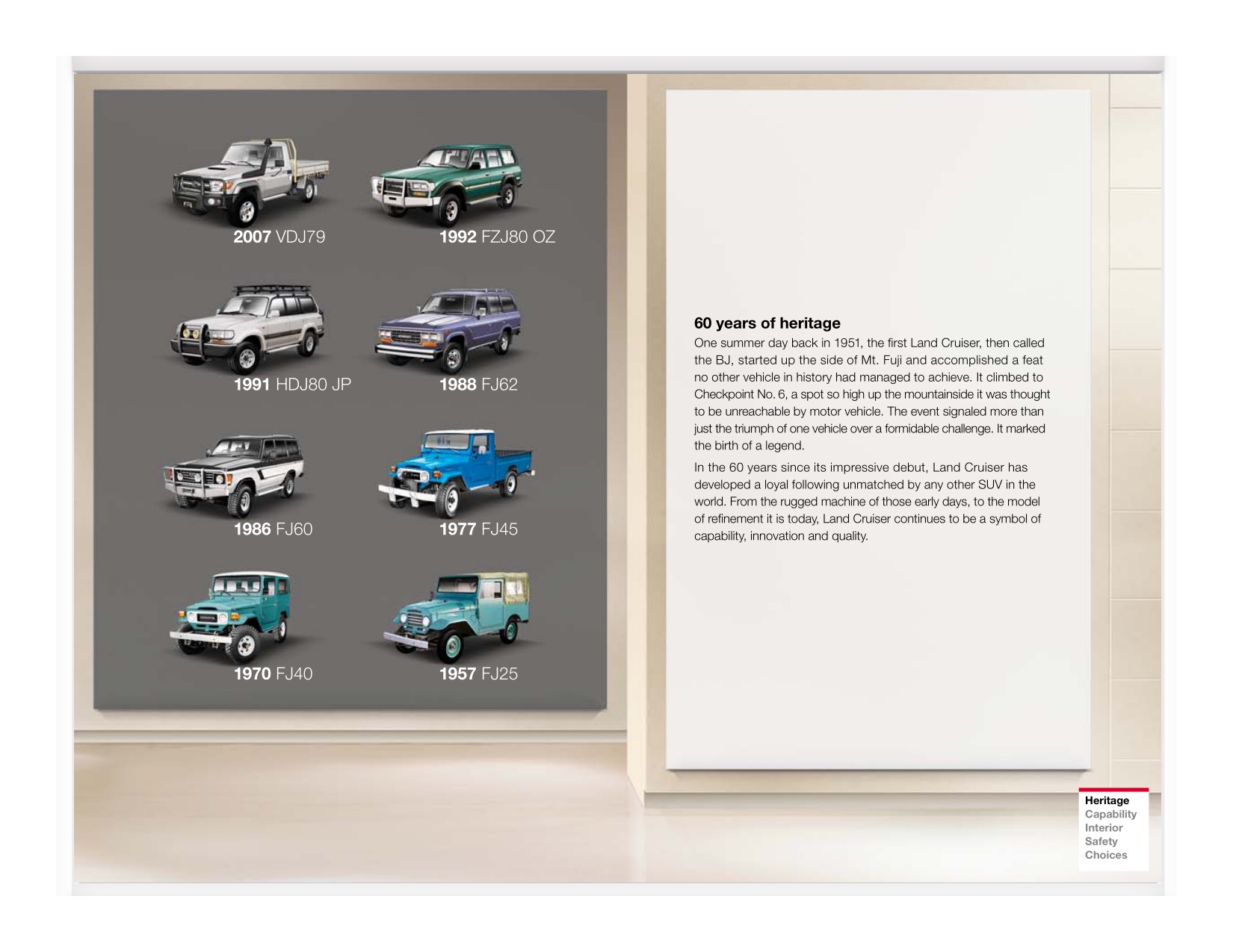 2013 Toyota Land Cruiser Brochure Page 22